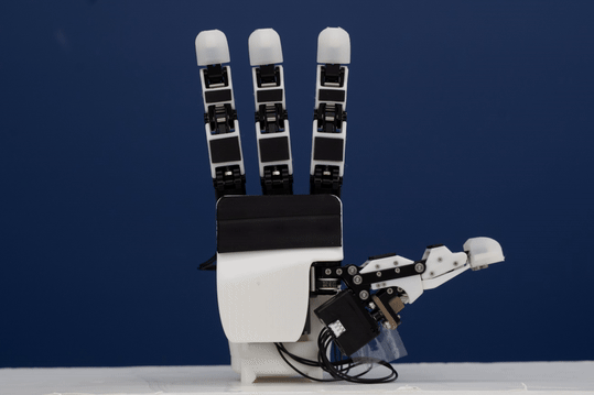 로봇 핸드 시연 gif